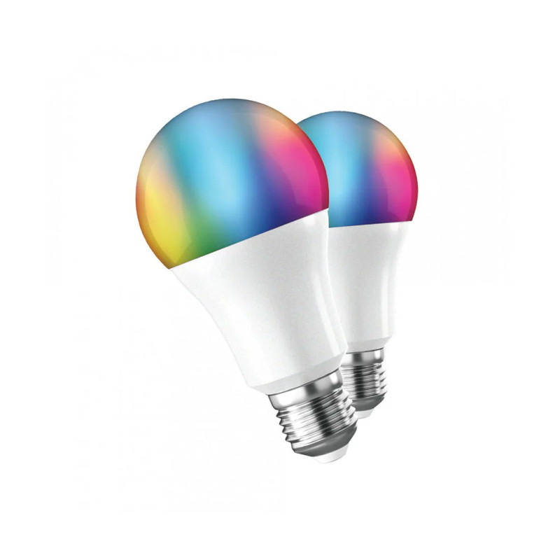 Muvit iO A60, E27 800lm, 9W, RGB+CCT Bulbs - Pack of 2 - إضاءة